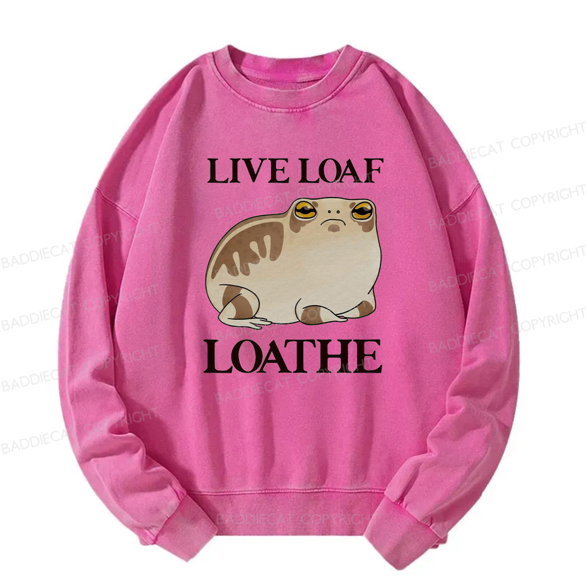Live Loaf Loathe Frog Washed Sweatshirt