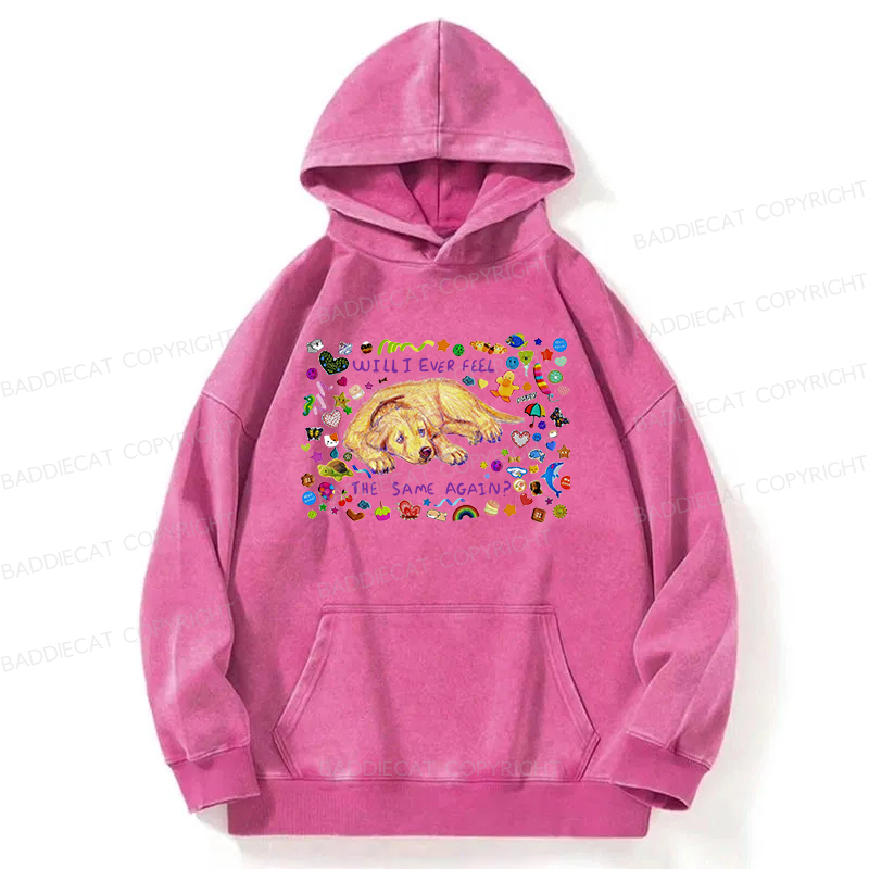 Will I Ever Feel The Same Again Washed Hoodie