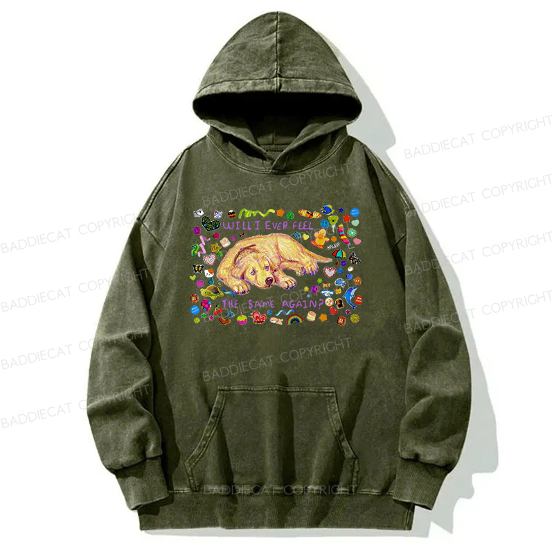 Will I Ever Feel The Same Again Washed Hoodie