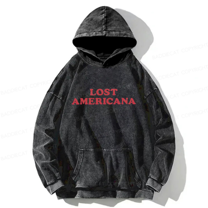 Baddiecat Lost Americana Washed Hoodie