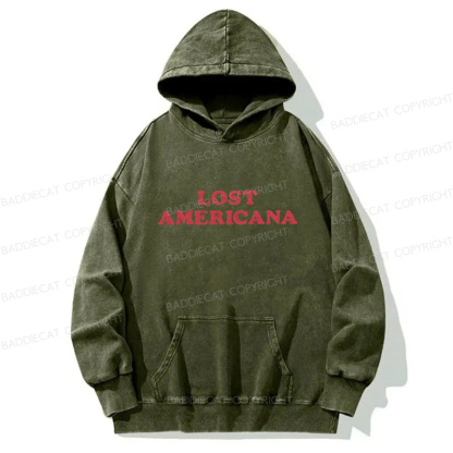Baddiecat Lost Americana Washed Hoodie