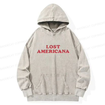 Baddiecat Lost Americana Washed Hoodie