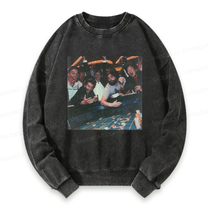 Baddiecat Casino Group Celebration Washed Sweatshirt