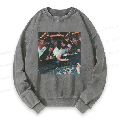 Baddiecat Casino Group Celebration Washed Sweatshirt