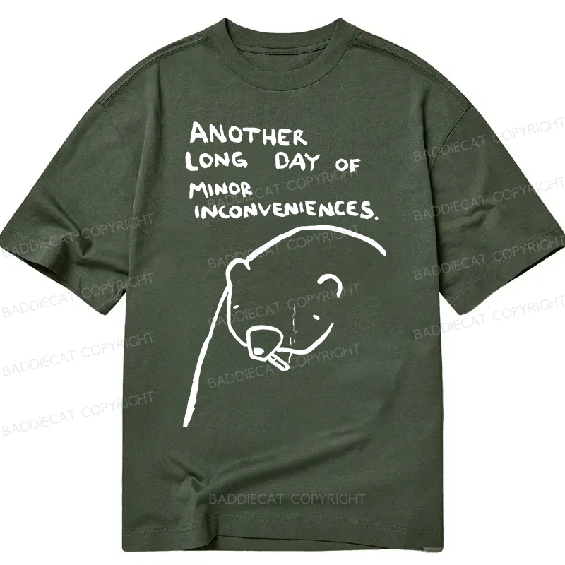 Baddiecat Another Long Day Of Minor Inconveniences Classic T-Shirt