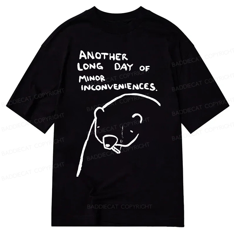 Baddiecat Another Long Day Of Minor Inconveniences Classic T-Shirt