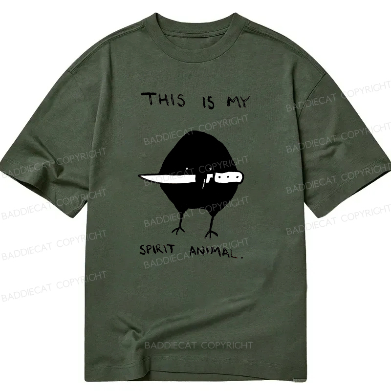 Baddiecat This Is My Spirit Animal Classic T-Shirt