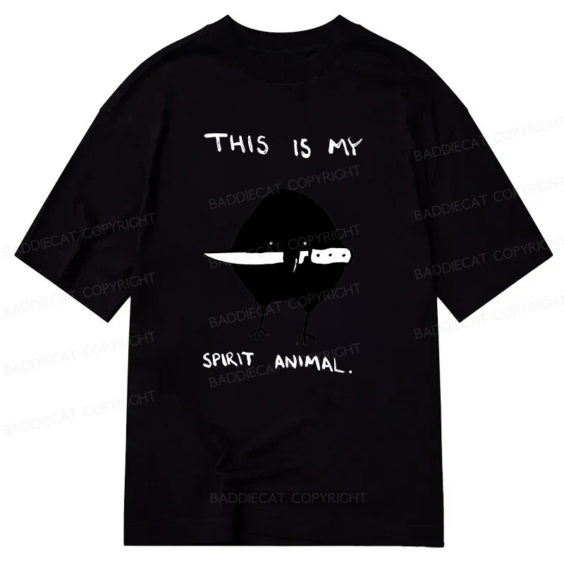 Baddiecat This Is My Spirit Animal Classic T-Shirt