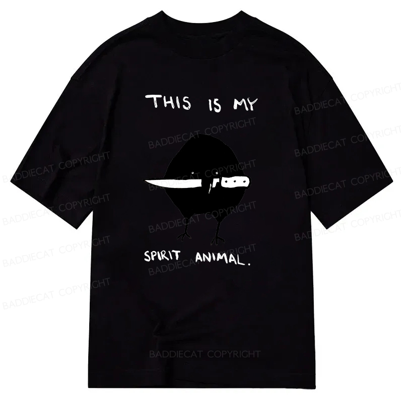 Baddiecat This Is My Spirit Animal Classic T-Shirt