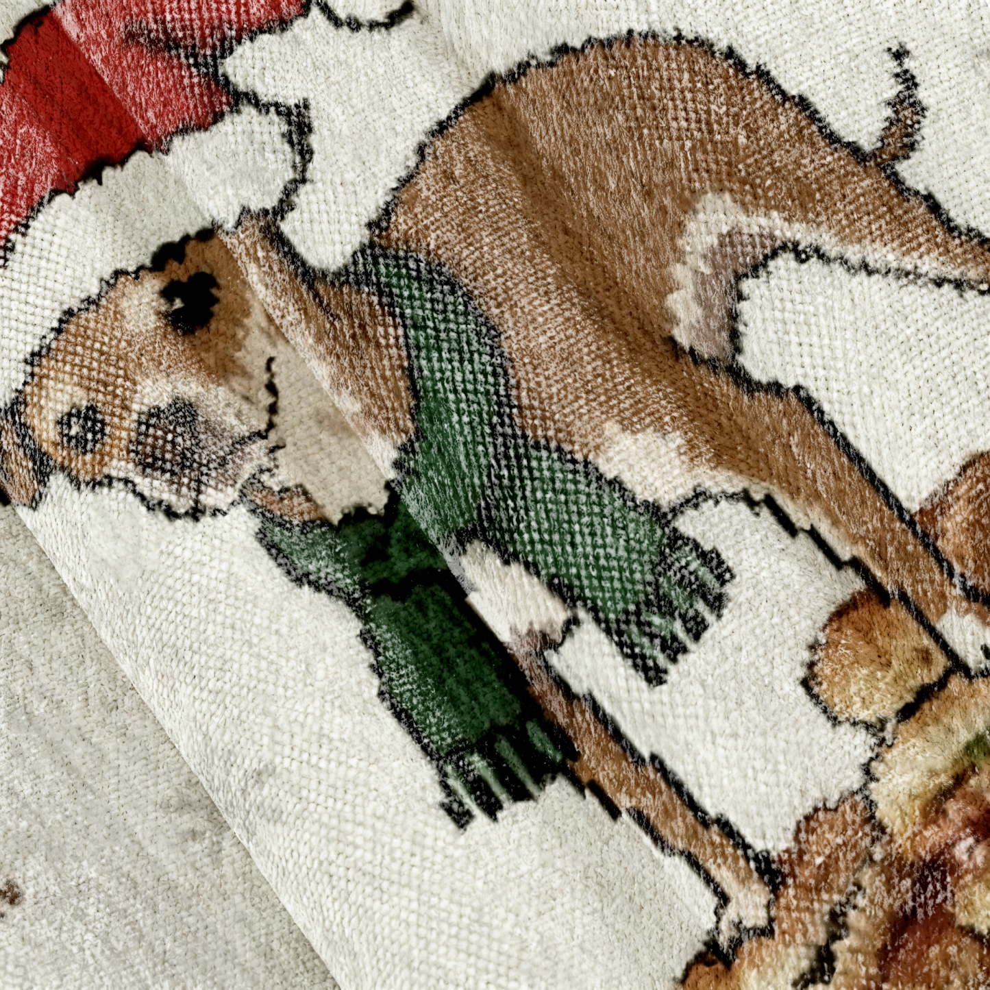 Funny Chihuahua Surfing On Burgers Christmas Ugly Sweatshirt