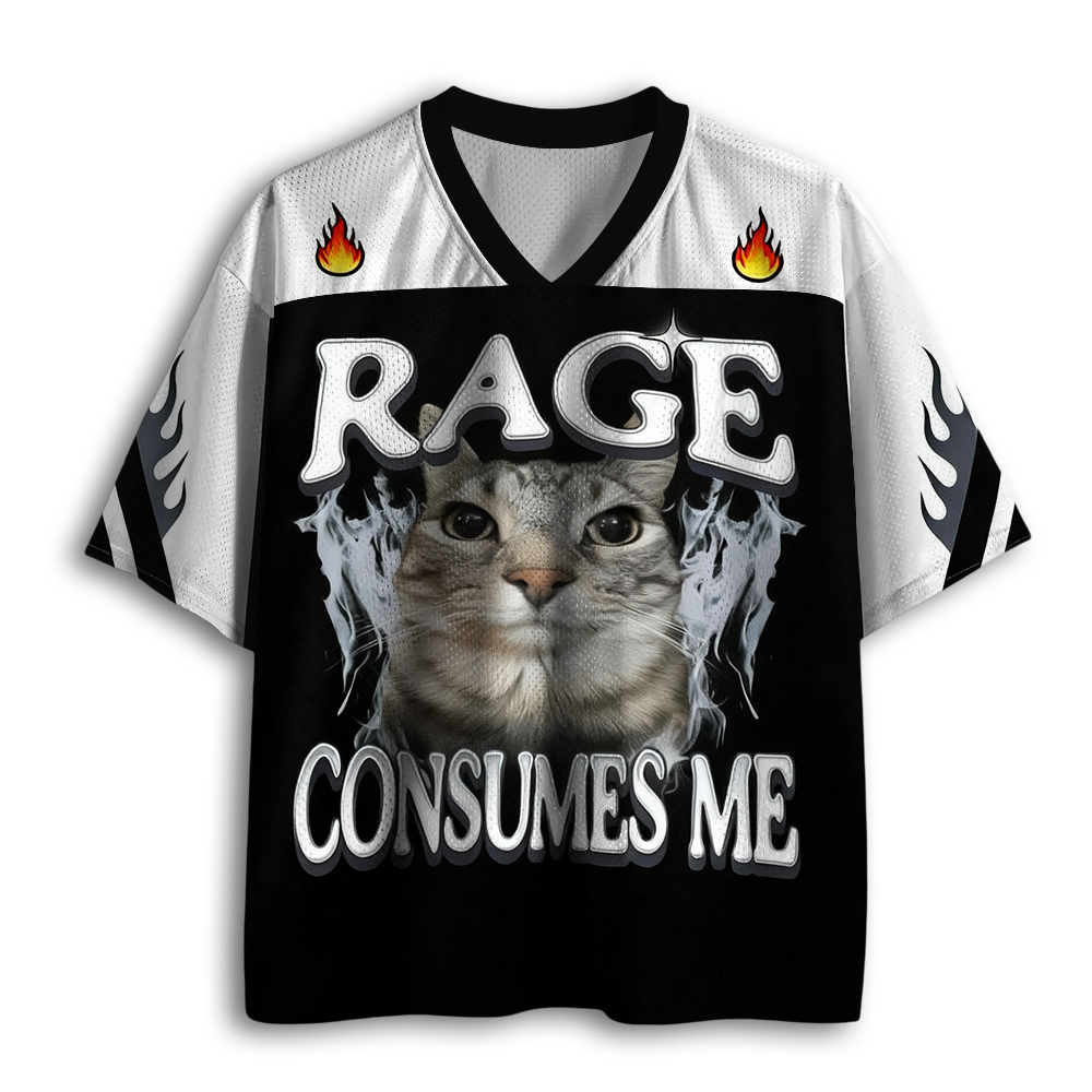 Baddiecat Rage Consumes Me Mesh Jersey