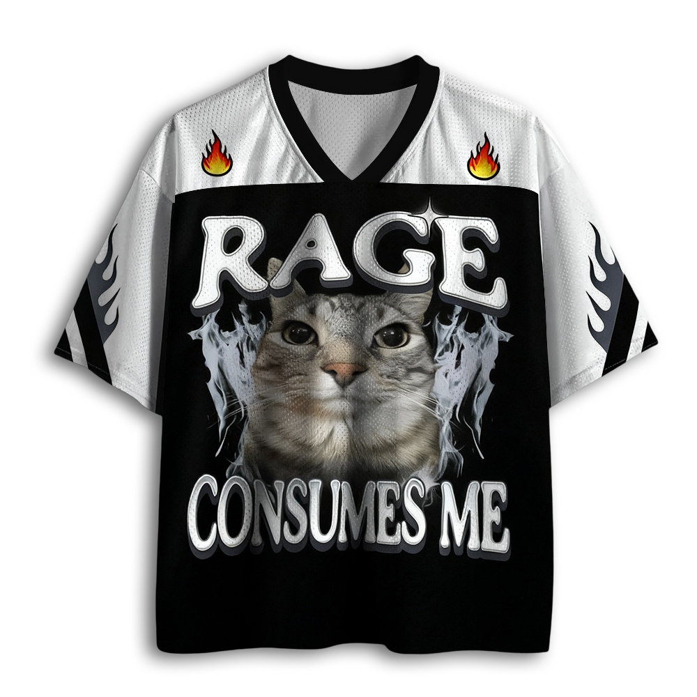 Baddiecat Rage Consumes Me Mesh Jersey