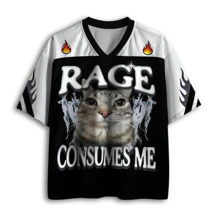 Baddiecat Rage Consumes Me Mesh Jersey