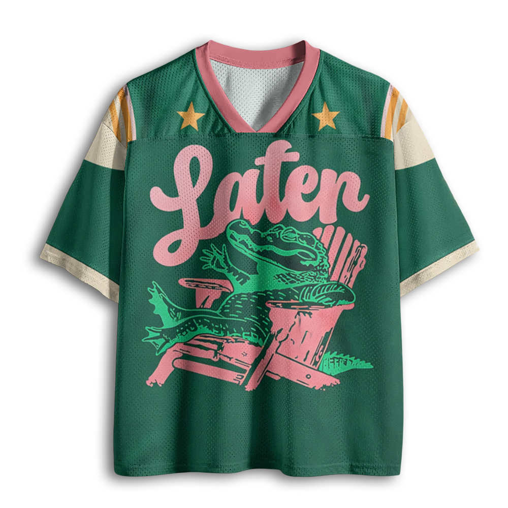 Baddiecat Later Alligator Mesh Jersey