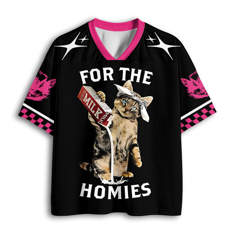 Baddiecat For The Homies Mesh Jersey