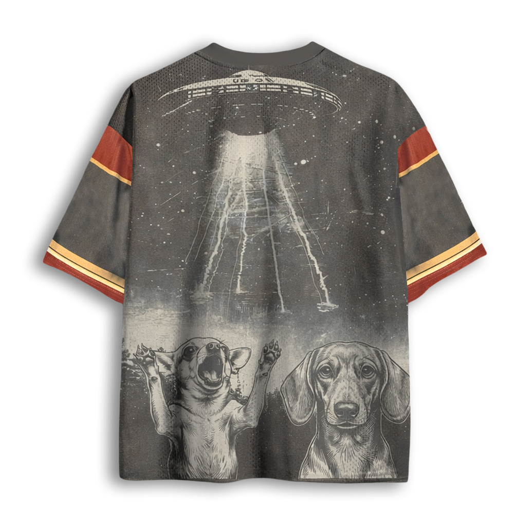 Baddiecat Dogs UFO Mesh Jersey