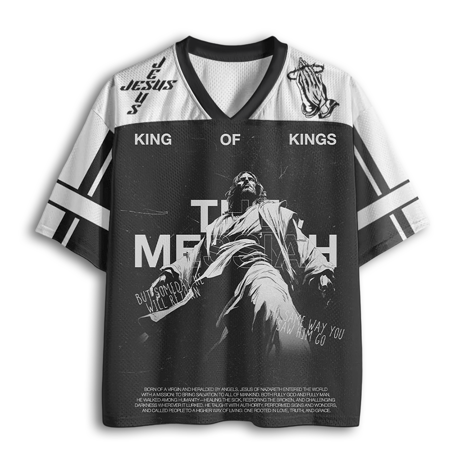 Baddiecat Jesus Christian Faith Mesh Jersey