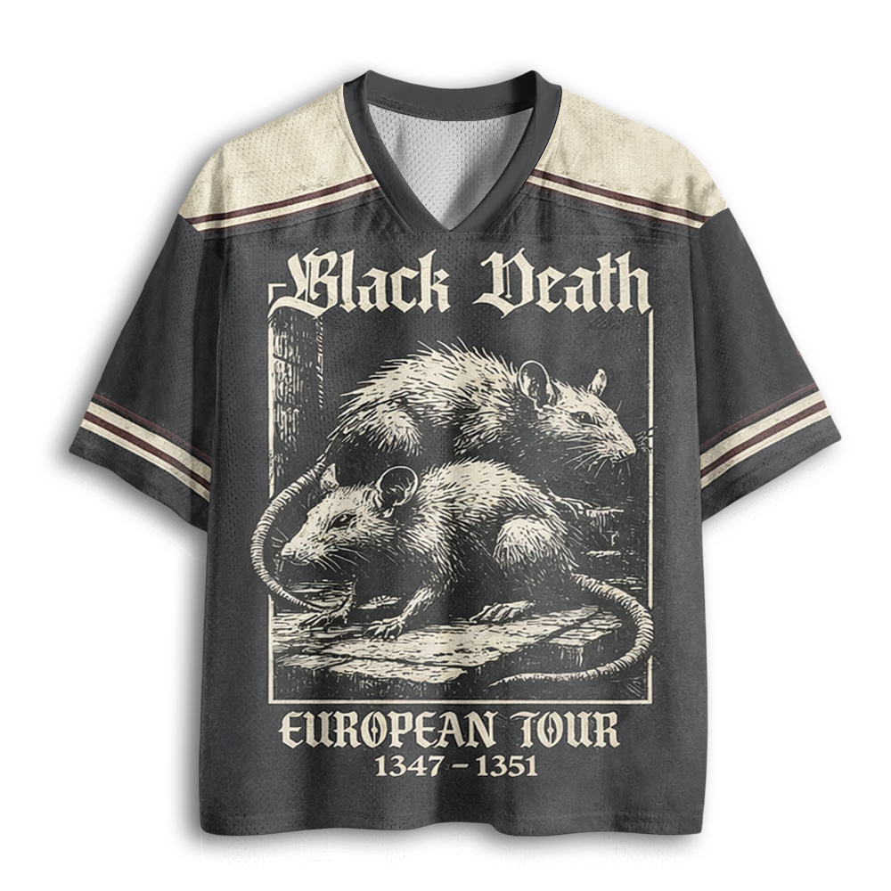 Baddiecat Black Death Mesh Jersey