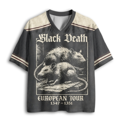 Baddiecat Black Death Mesh Jersey