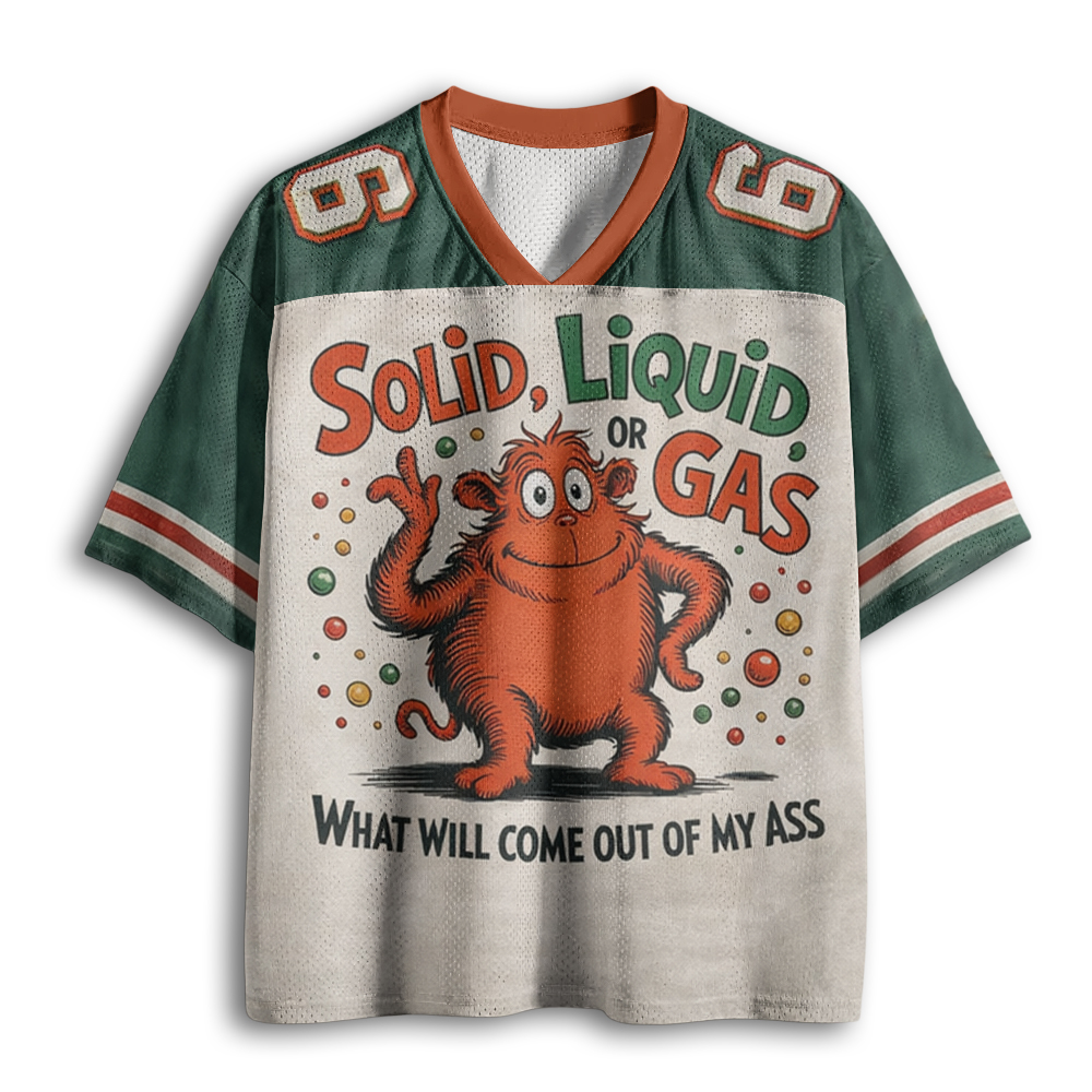 Baddiecat Solid Liquid Or Gas Mesh Jersey