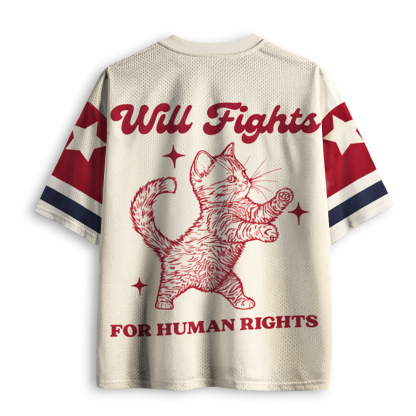 Baddiecat Will Fights For Human Rights Mesh Jersey