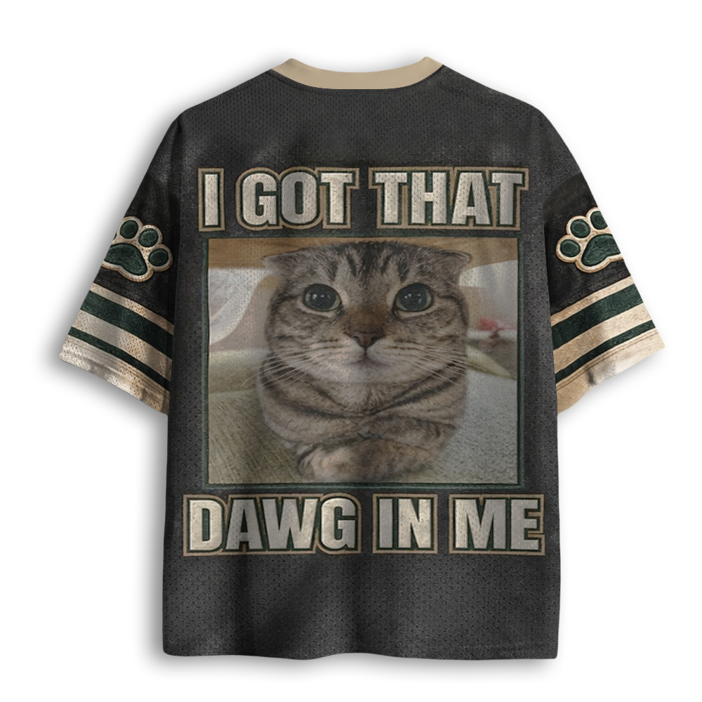 Baddiecat I Got That Dawg In Me Mesh Jersey
