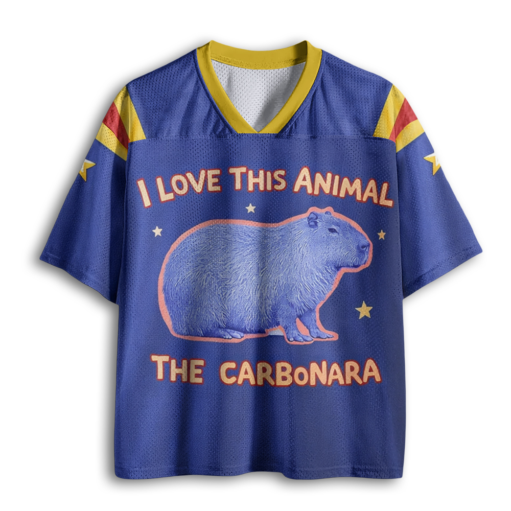 Baddiecat I Love This Animal The Carbonara Mesh Jersey
