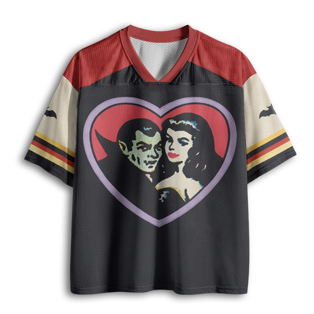 Baddiecat Vintage Vampires Mesh Jersey