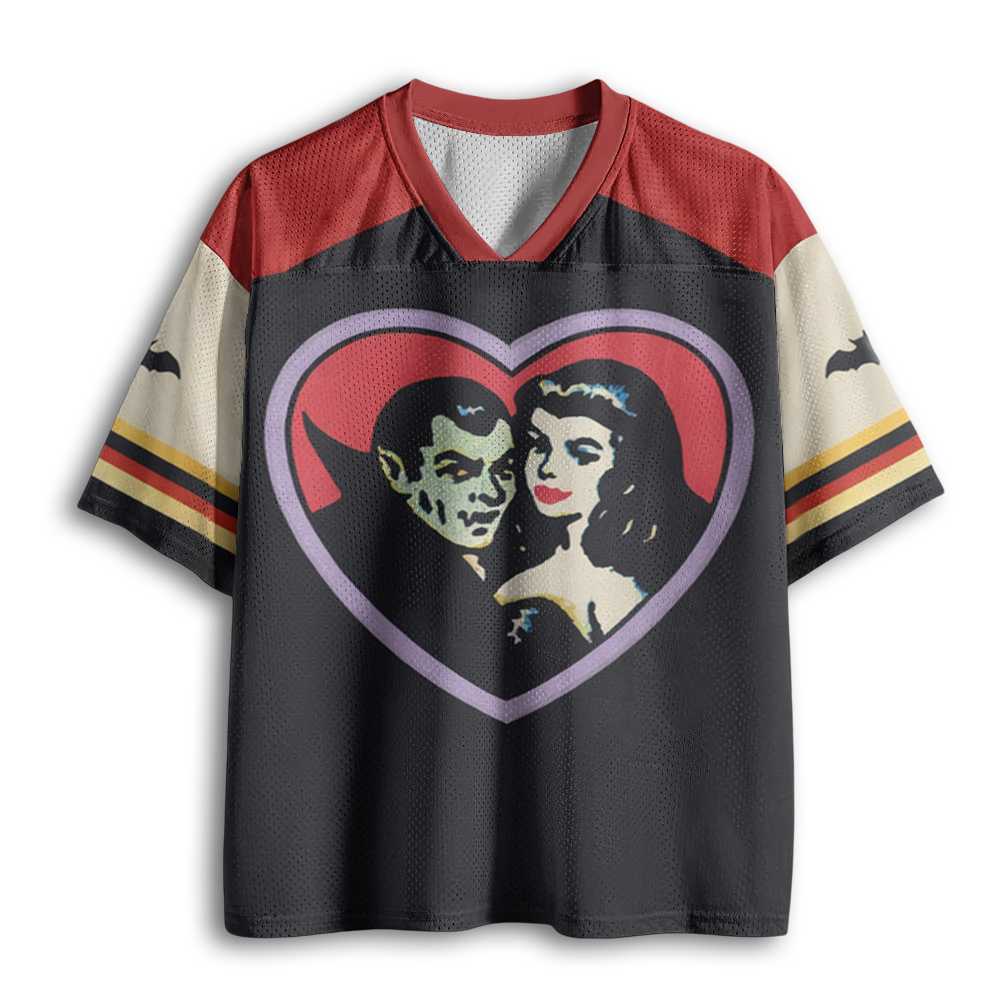 Baddiecat Vintage Vampires Mesh Jersey