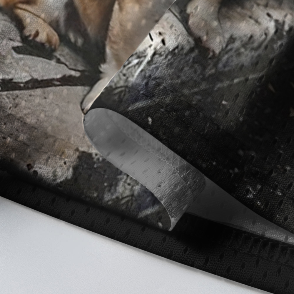 Baddiecat Pug Dog Smoking Mesh Jersey