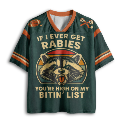 Baddiecat If I Ever Get Rabies Mesh Jersey