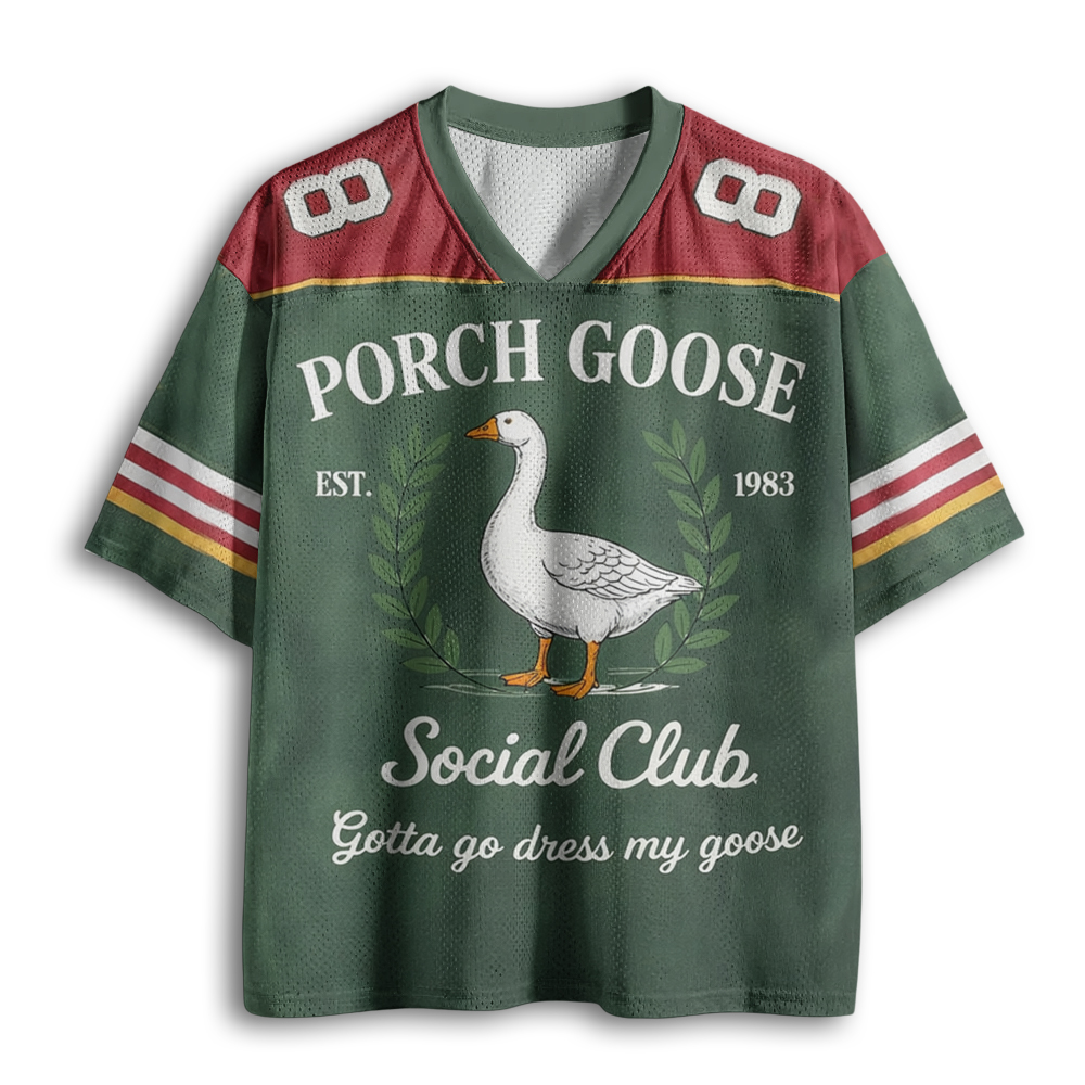 Baddiecat Porch Goose Social Club Mesh Jersey