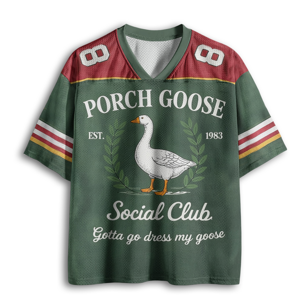 Baddiecat Porch Goose Social Club Mesh Jersey