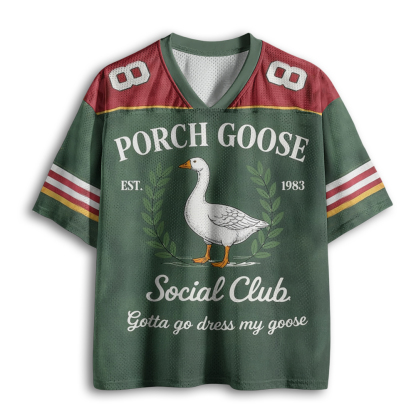 Baddiecat Porch Goose Social Club Mesh Jersey