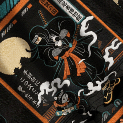 Baddiecat Tokyo Japanese Ninja Ugly Sweatshirt