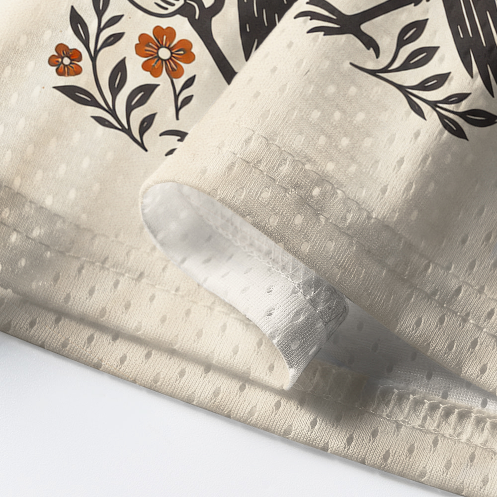 Baddiecat Crow Coffee Mesh Jersey