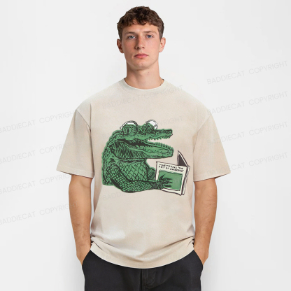 Baddiecat Mastering The Art Of Sunbathing Washed T-shirt