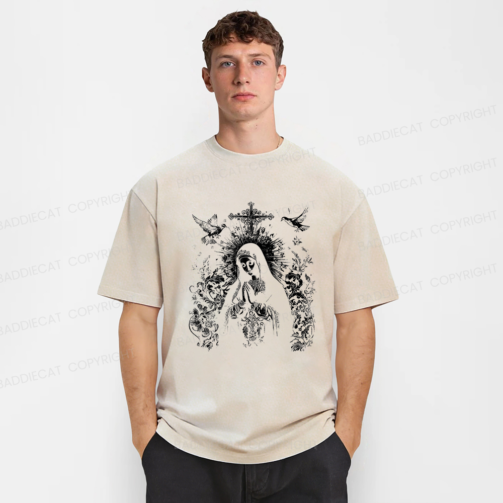 Baddiecat Maria Washed T-Shirt