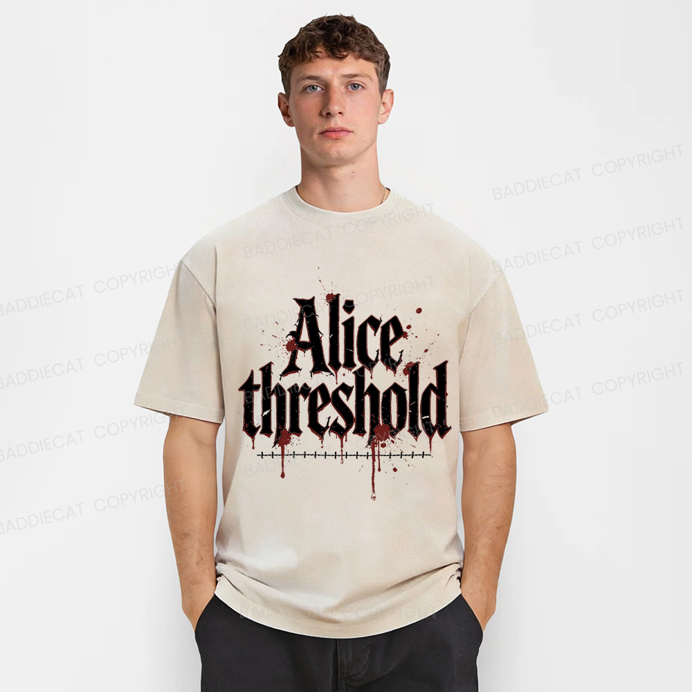Baddiecat Alice Threshold Washed T-shirt