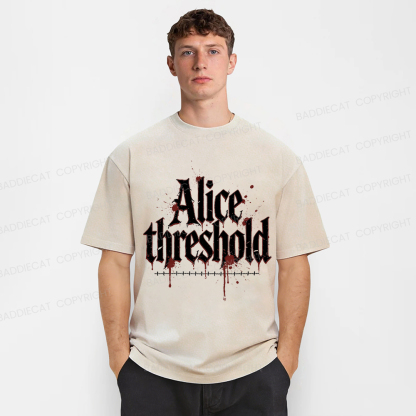 Baddiecat Alice Threshold Washed T-shirt