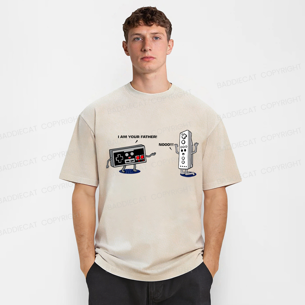 Baddiecat I Am Your Father Washed T-shirt