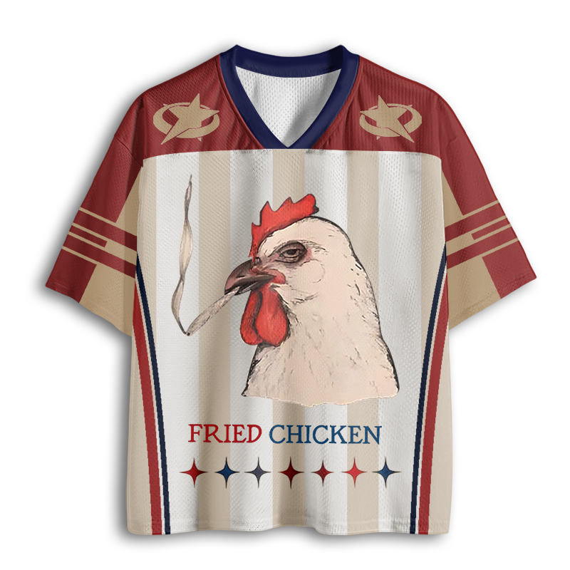 Baddiecat Fried Chicken Mesh Jersey