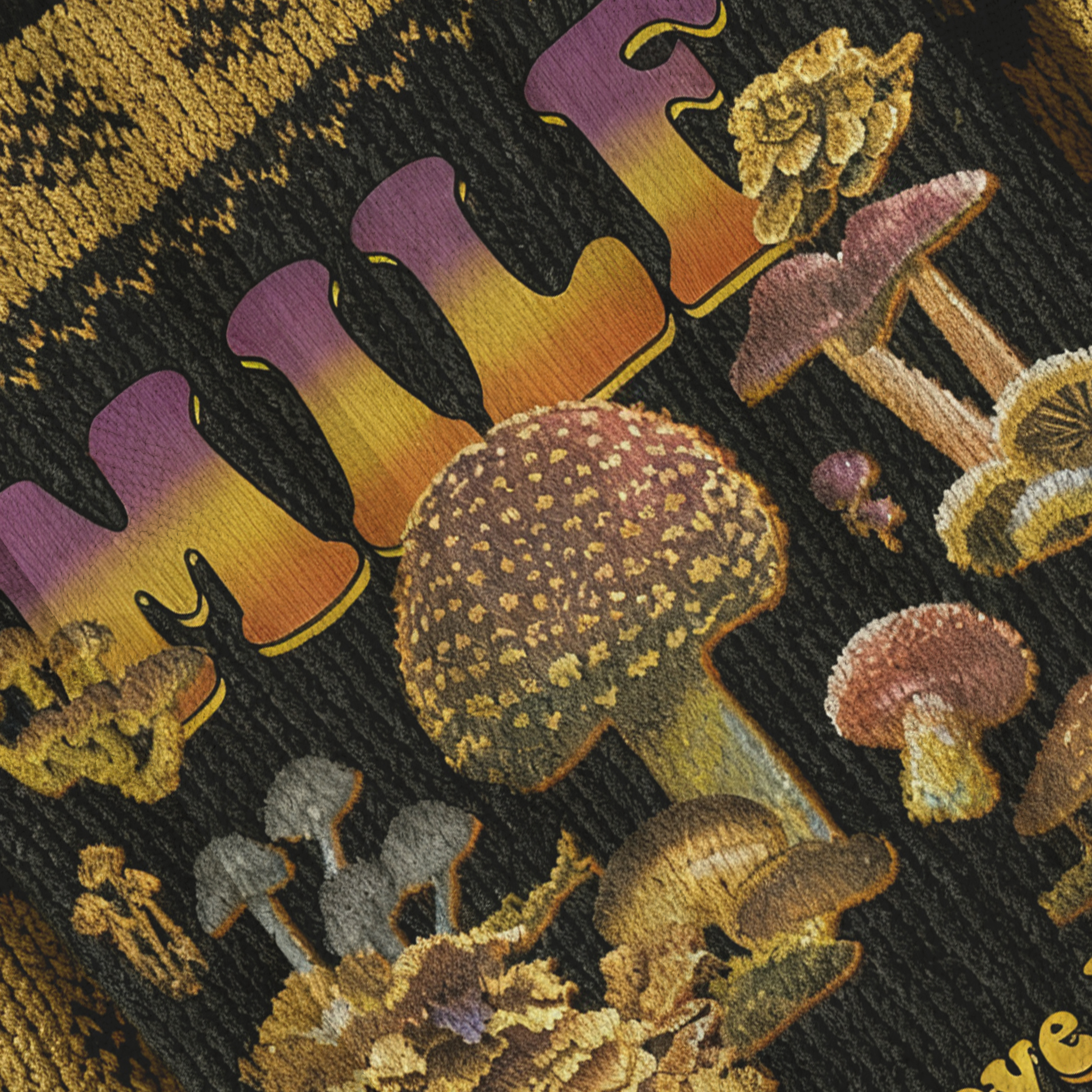 Baddiecat Man I Love Fungi Christmas Ugly Sweatshirt