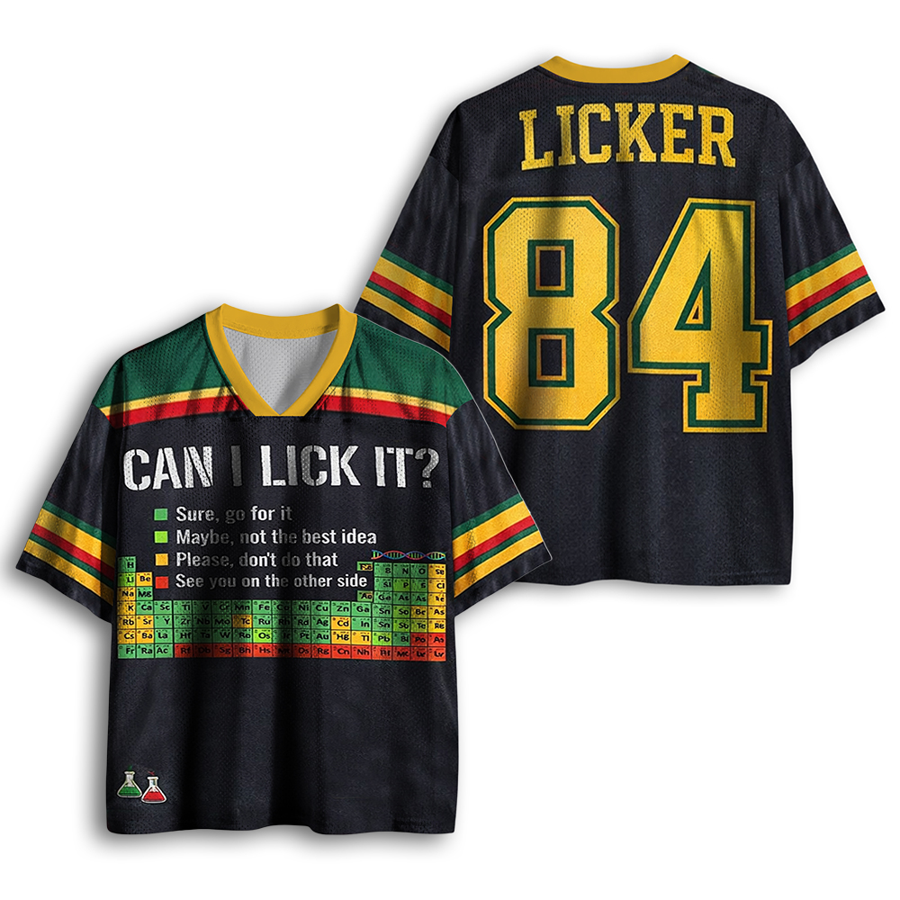 Baddiecat Can I Lick It Periodic Table Mesh Jersey