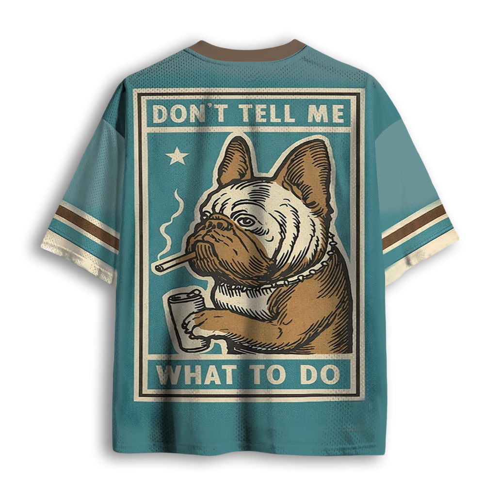 Baddiecat Don't Tell Me What To Do Mesh Jersey
