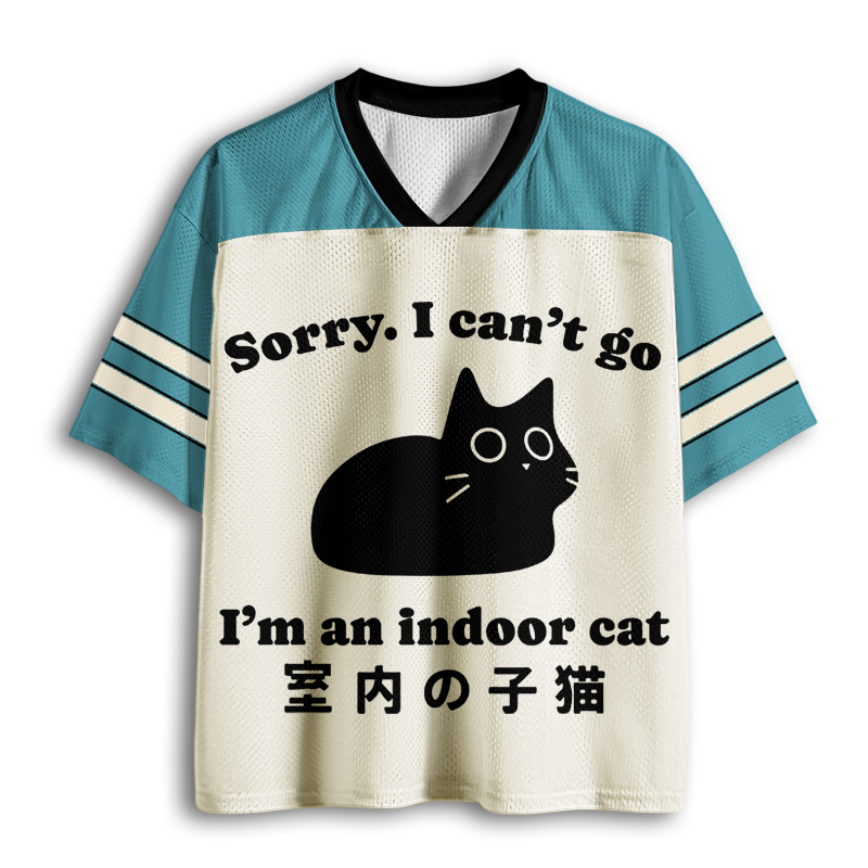 Baddiecat Indoor Cat Shirt Mesh Jersey