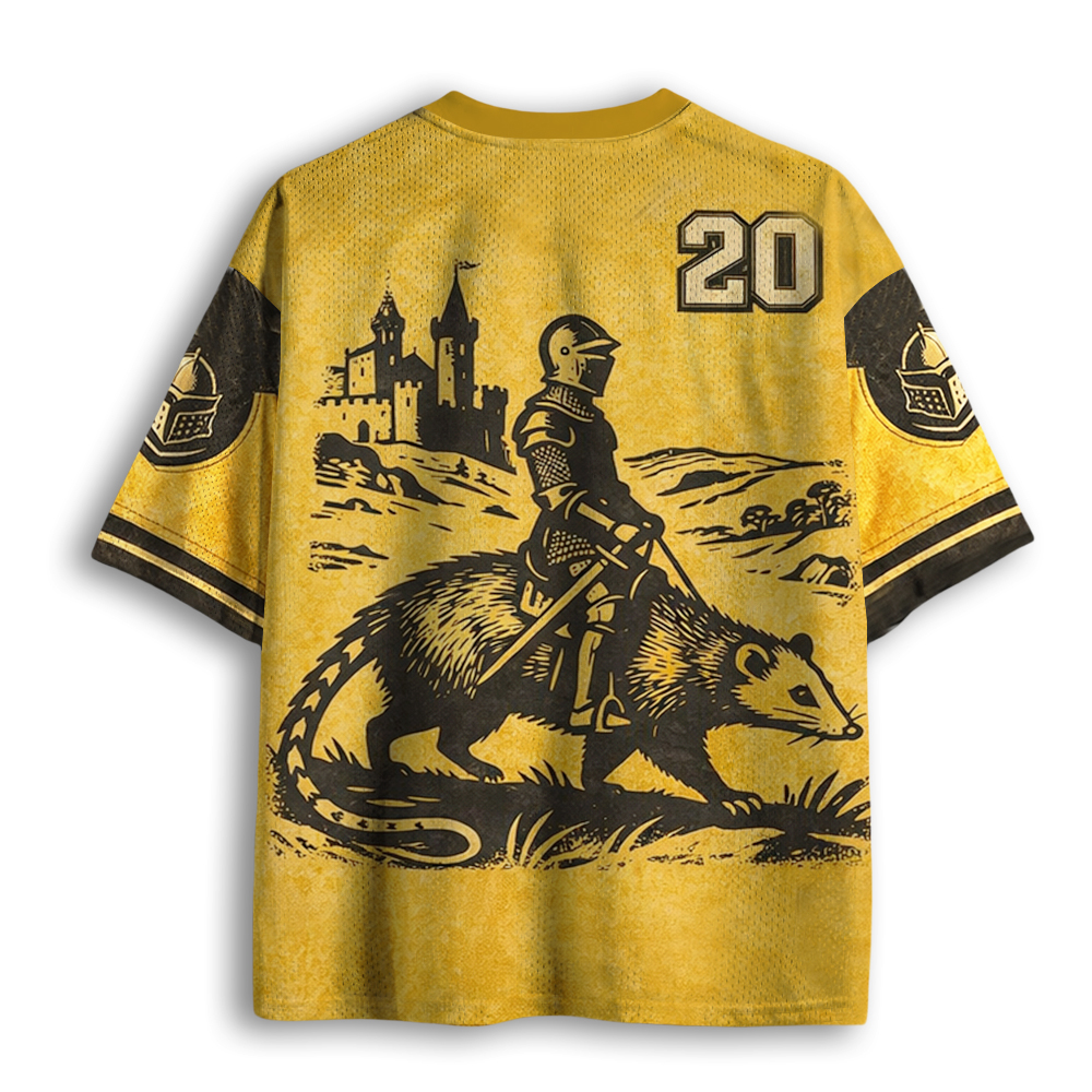 Baddiecat Knight Opossum Mesh Jersey