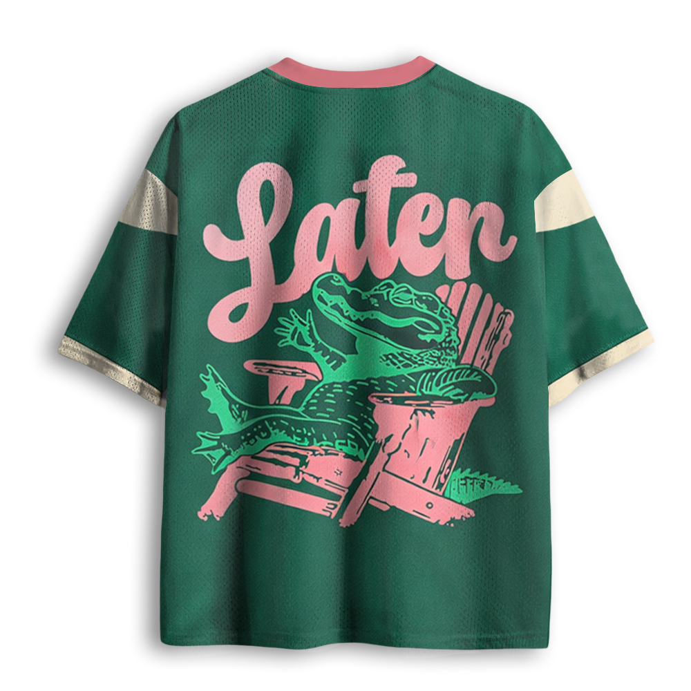 Baddiecat Later Alligator Mesh Jersey