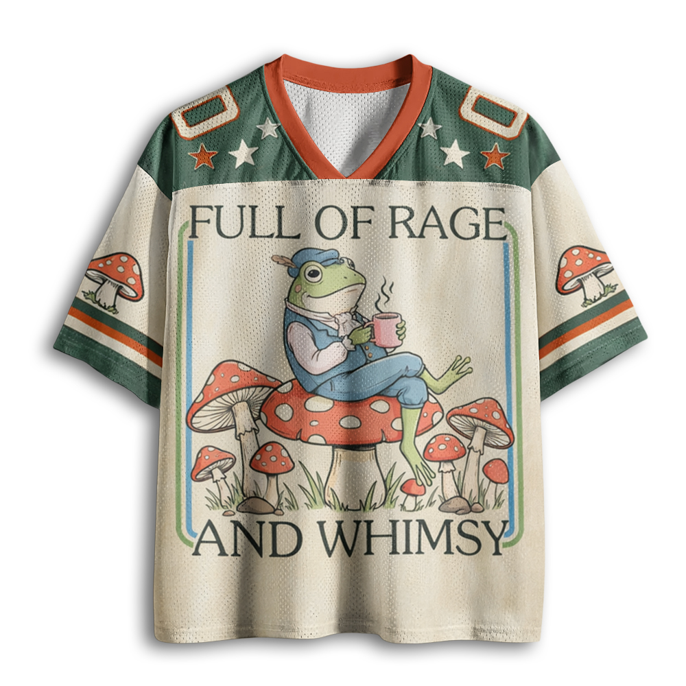 Baddiecat Full Of Rage And Whimsy Mesh Jersey
