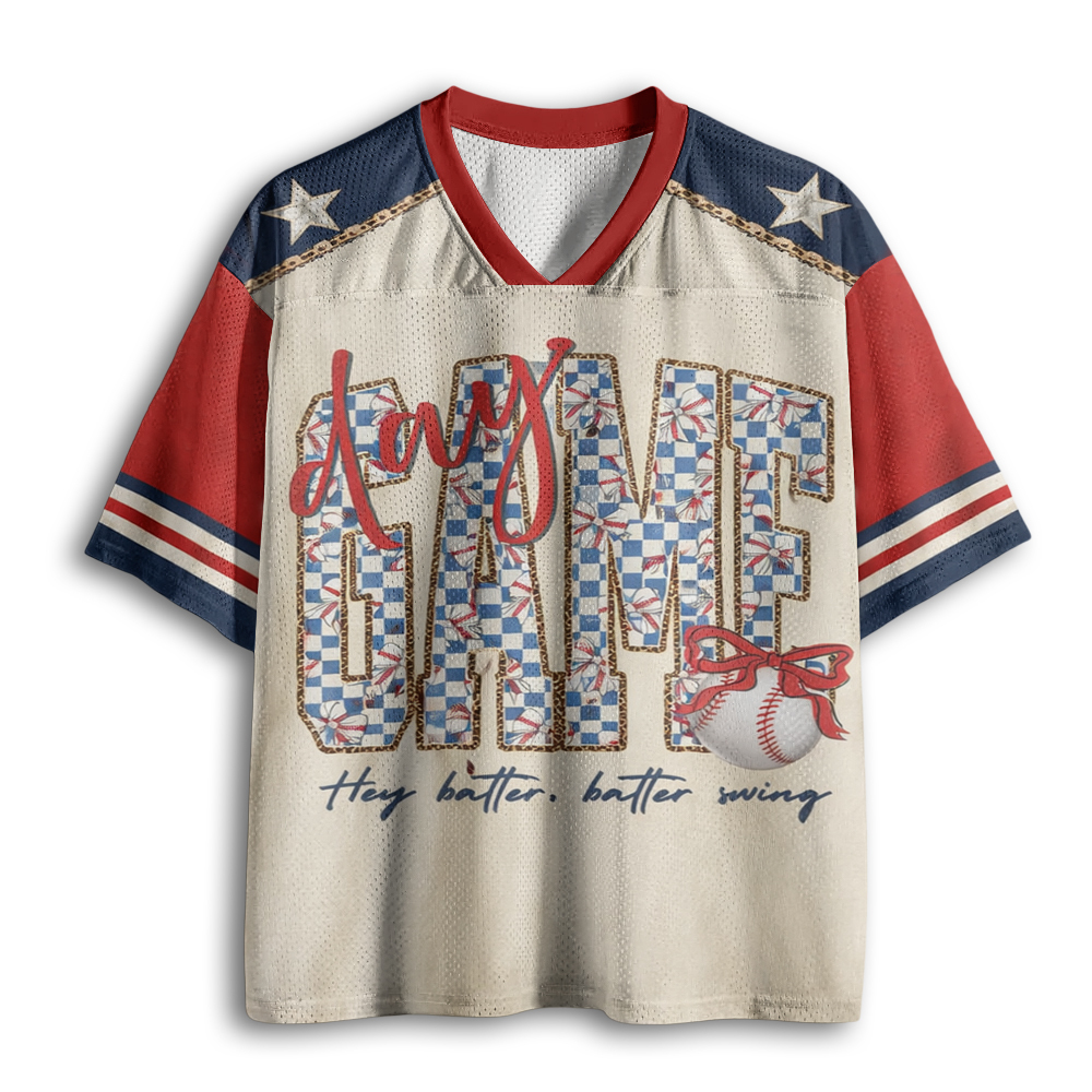 Baddiecat Baseball Game Day Mesh Jersey